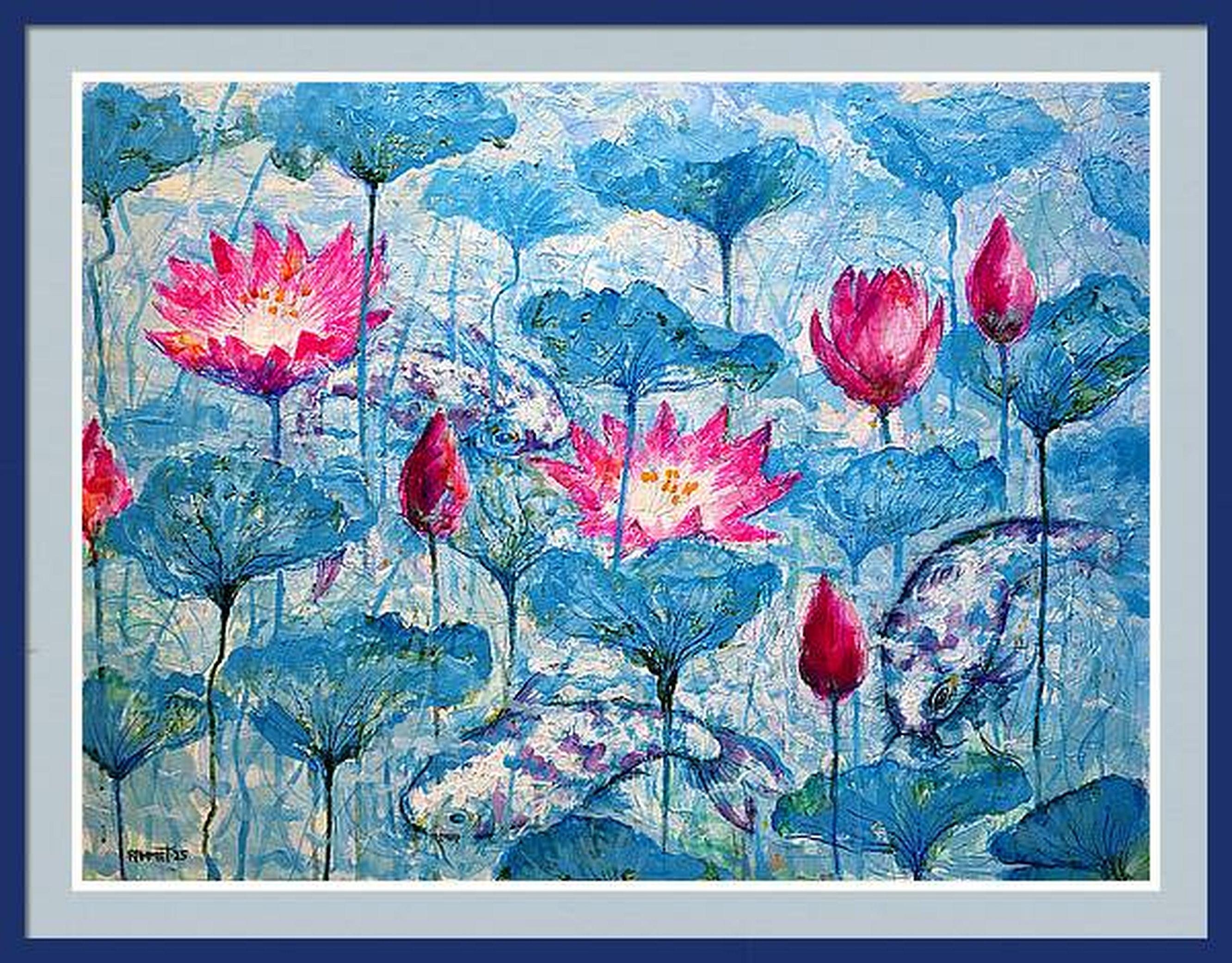 Nénuphars et poissons koï en vente 10