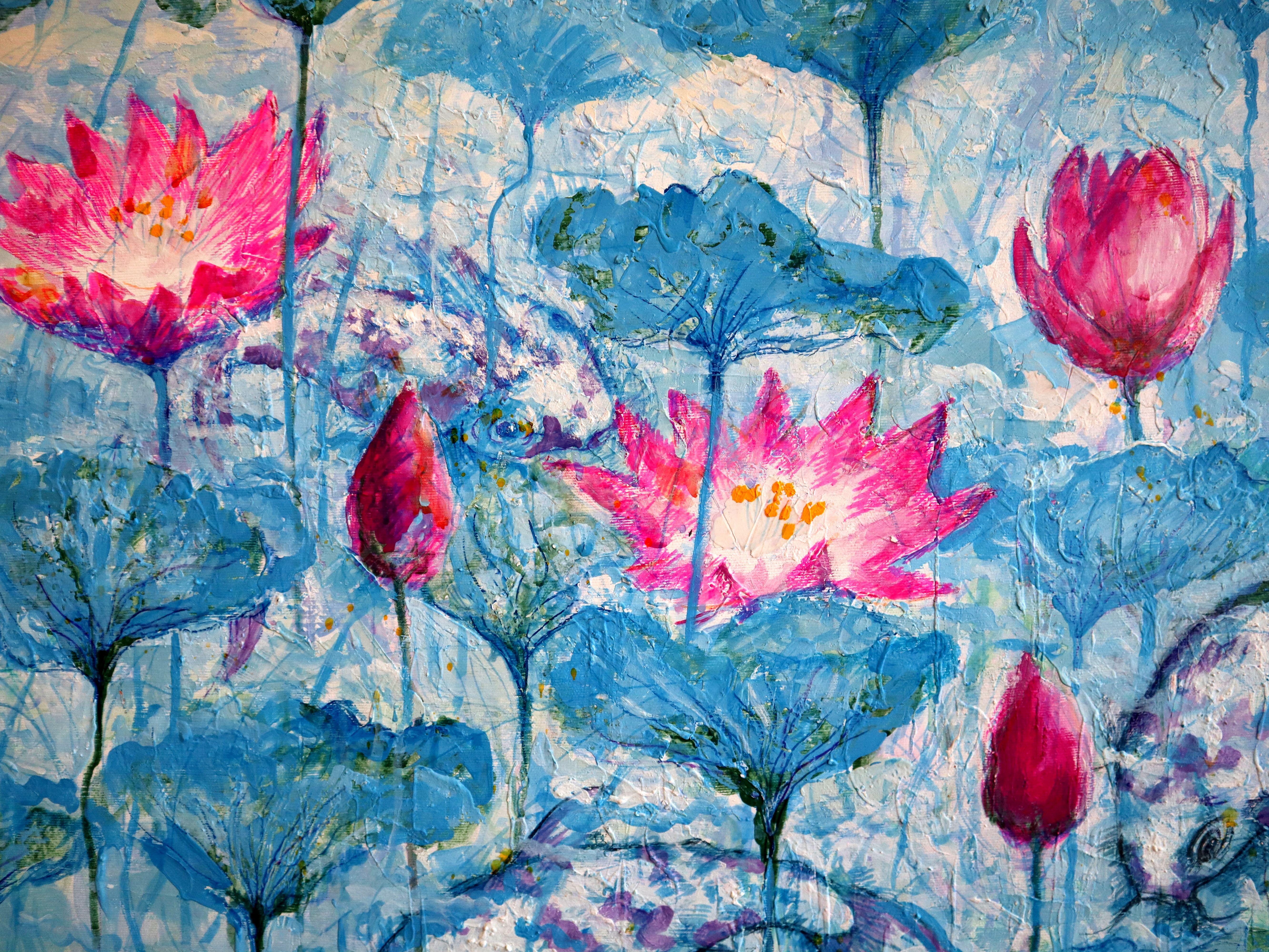 Nénuphars et poissons koï en vente 3