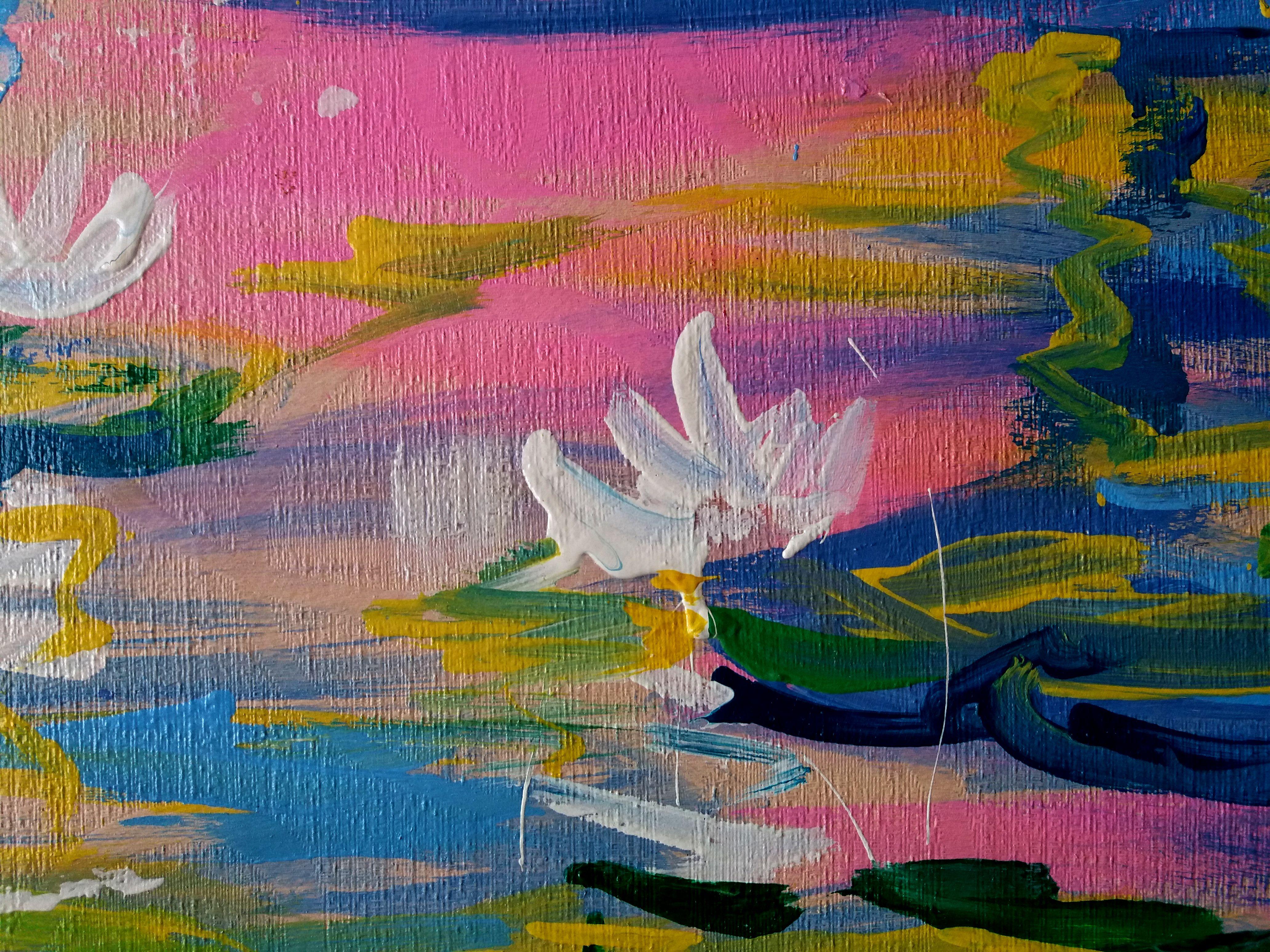 Water Lilies in the Lake For Sale 13