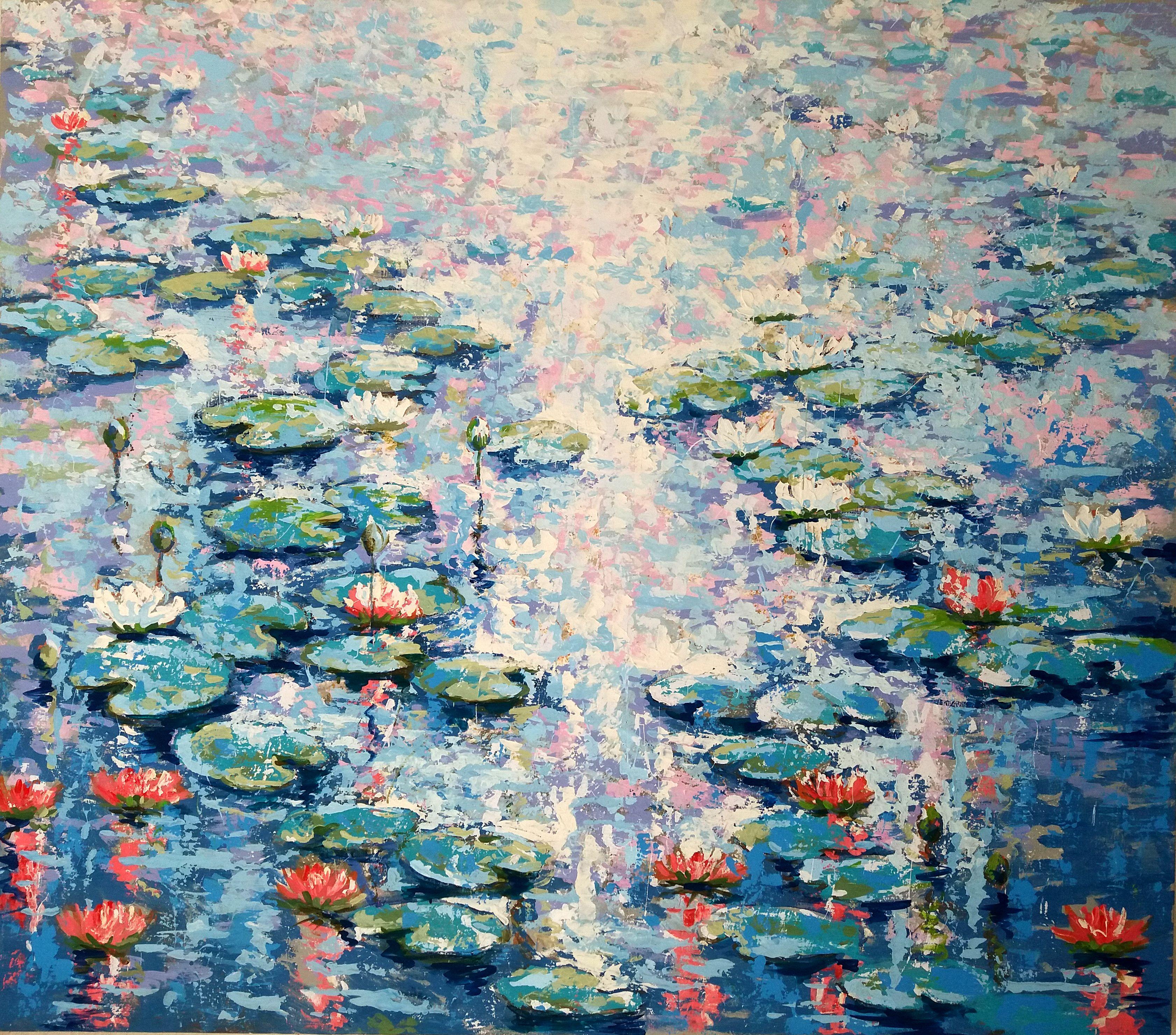 RAKHMET REDZHEPOV (RAMZI) Interior Painting - Water Lily