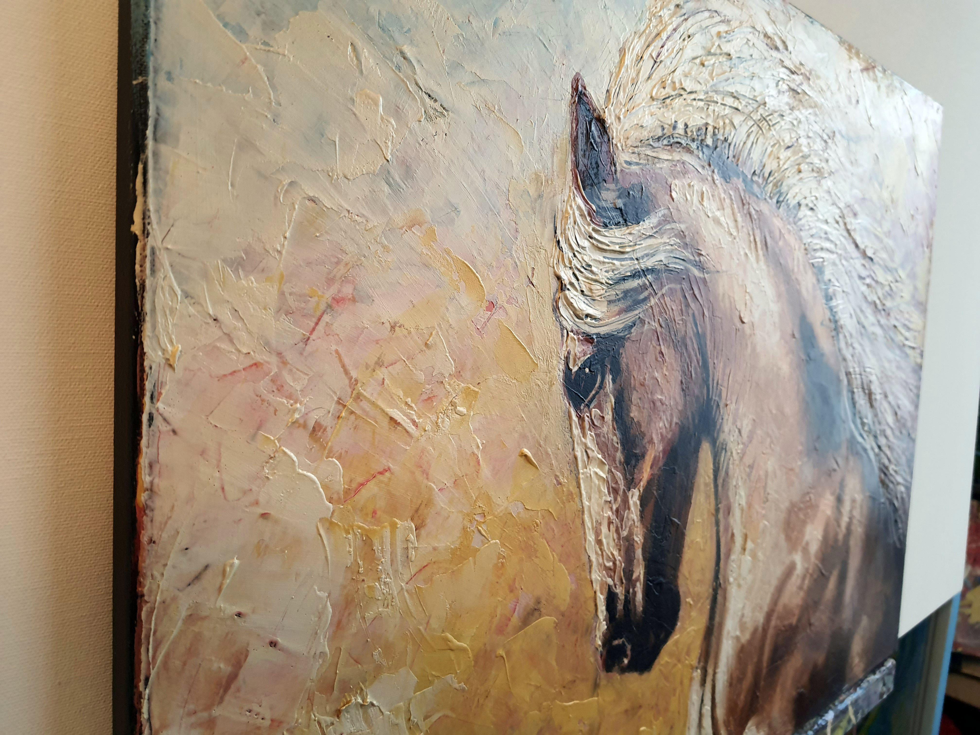 VENTO. dipinto originale - Painting Naturalismo di RAKHMET REDZHEPOV (RAMZI)