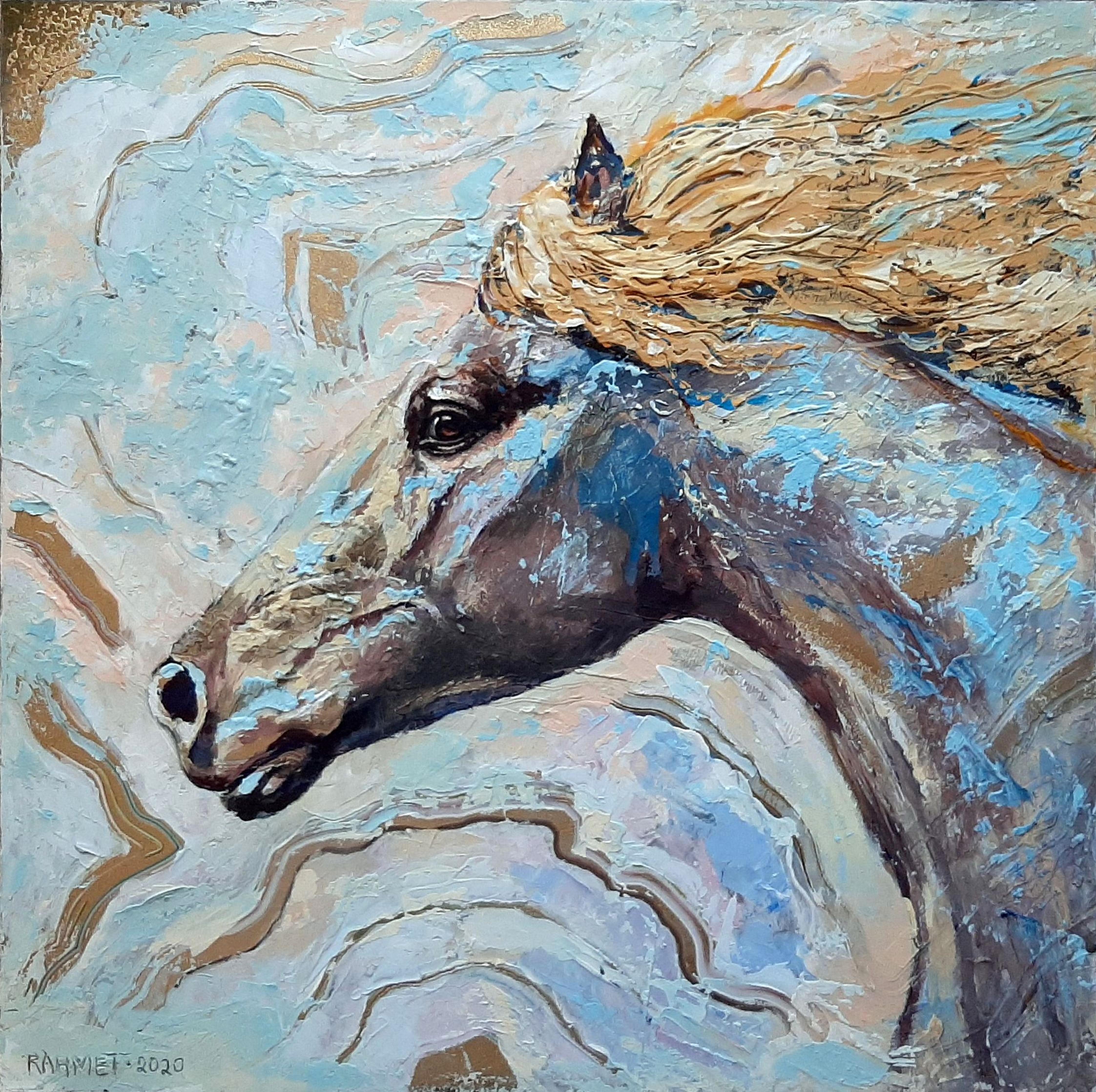 VENTO. dipinto originale