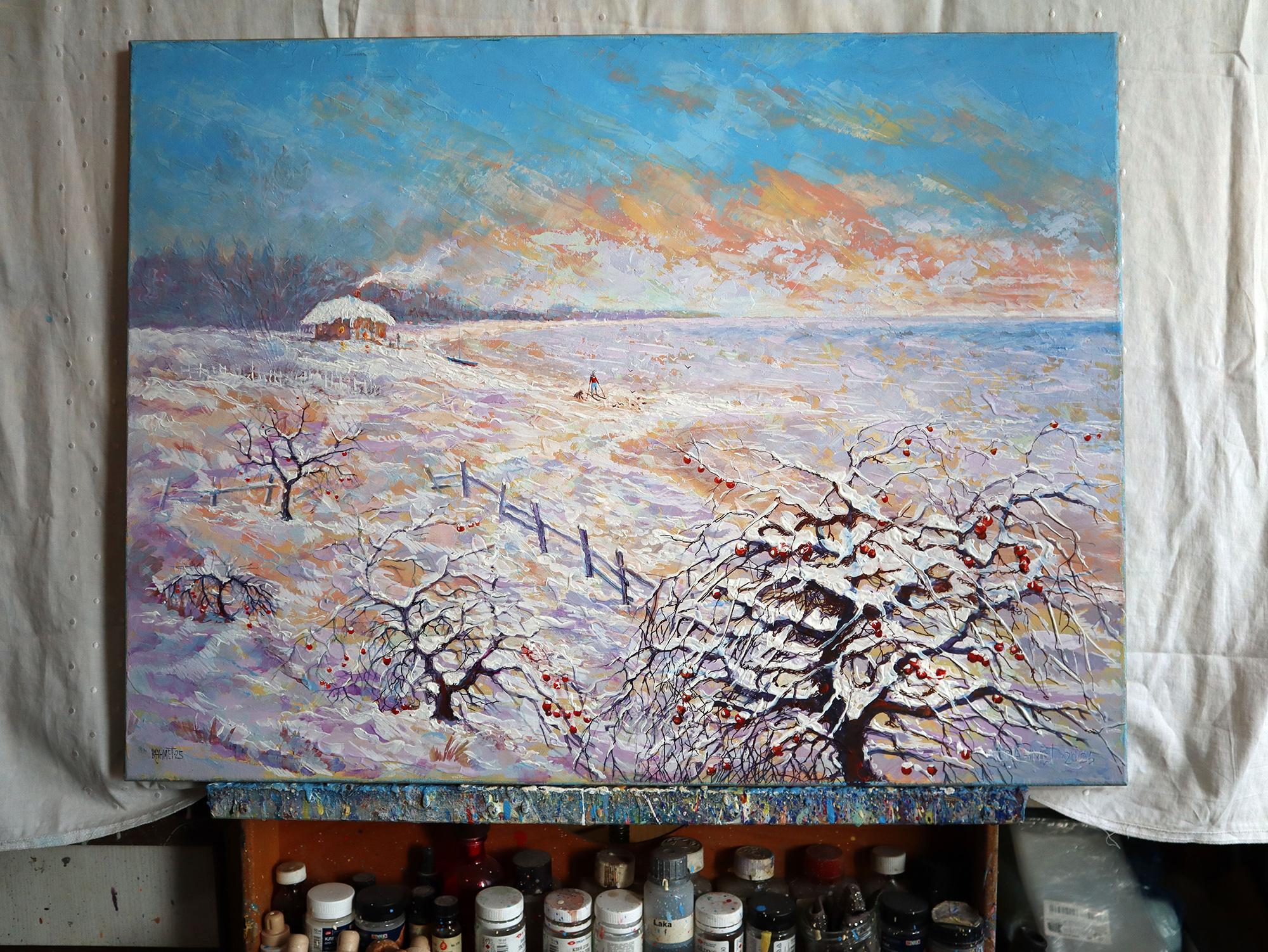 Anciennes pommes, dunes - Painting de RAKHMET REDZHEPOV (RAMZI)