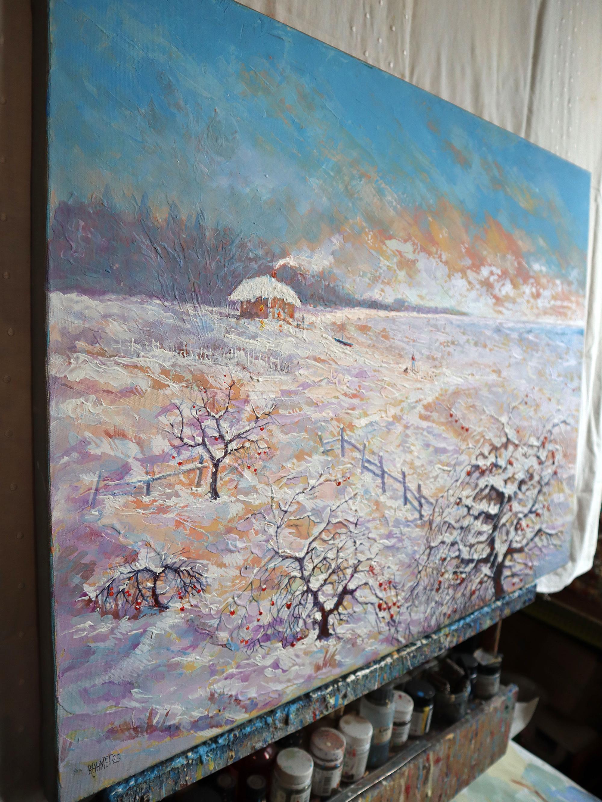 Anciennes pommes, dunes - Expressionniste Painting par RAKHMET REDZHEPOV (RAMZI)