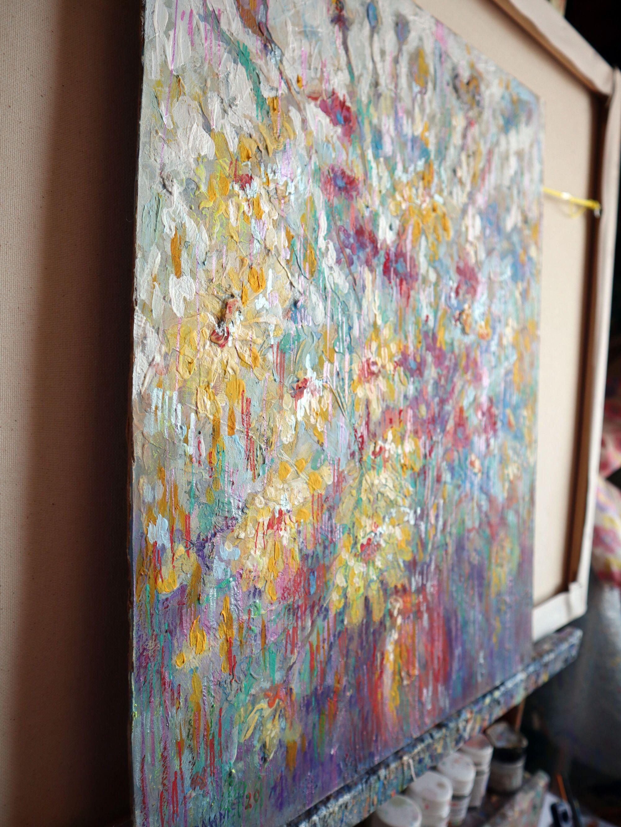 Fleurs jaunes - Painting de RAKHMET REDZHEPOV (RAMZI)