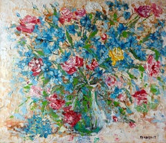 Yellow Rose. Original oil painting