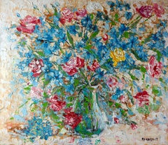 Rosa Gialla. Pittura ad olio originale