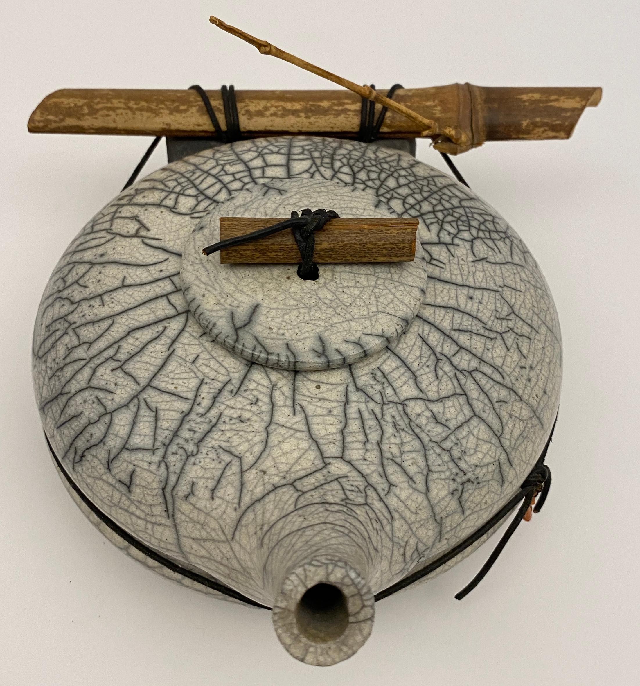 Set di ceramica raku con vassoio in vendita 4