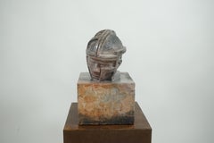 Raku Ceramic Stallo Sculpture by Gabriele Garbolino Rù, Modern Art