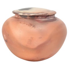 Raku Lidded Jar