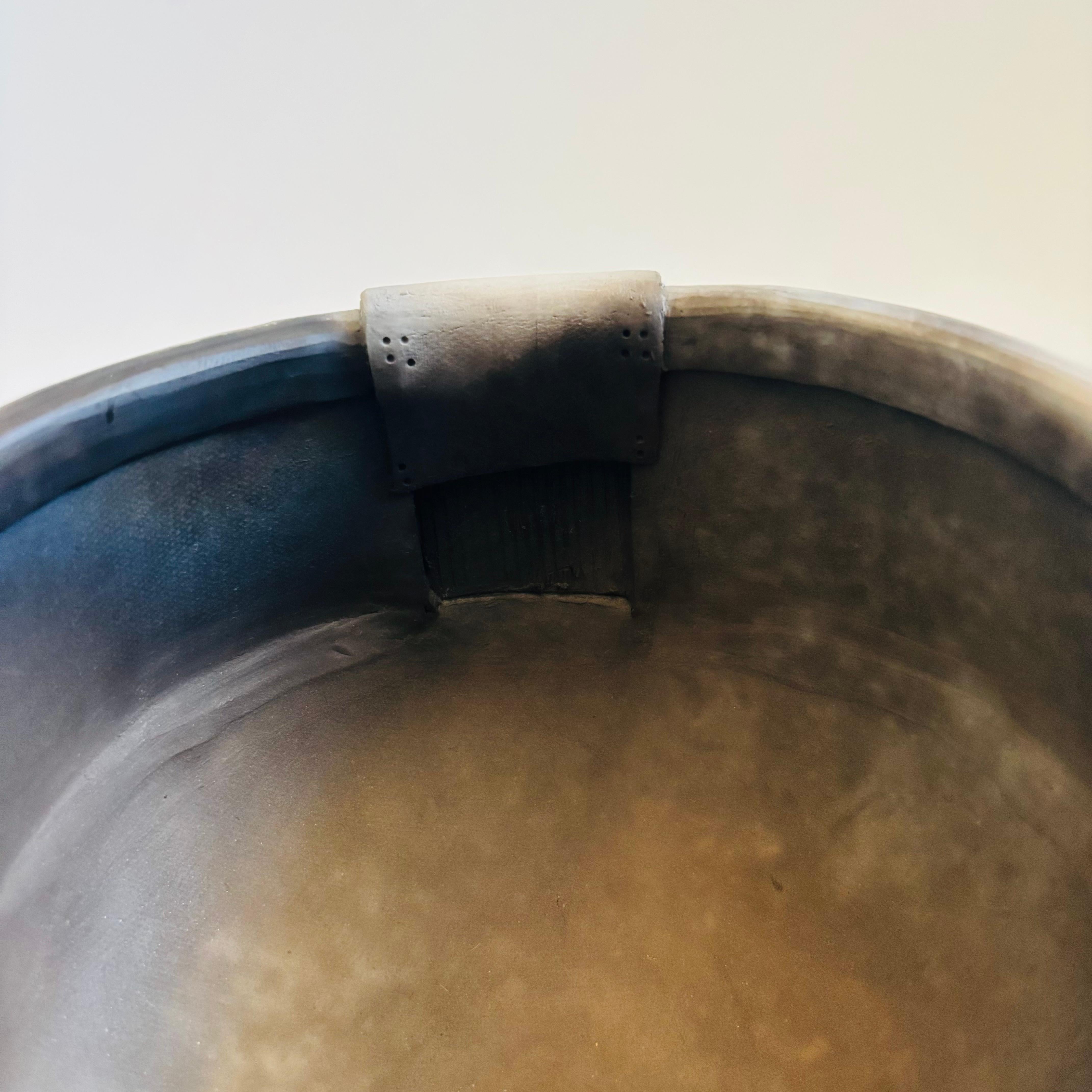 Bol en poterie Raku de Paula Shalan en vente 1