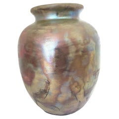 Raku Pottery Vase from NW Raku Gallery
