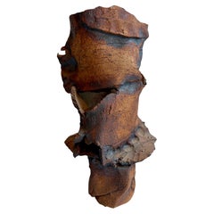 Raku / Wabi-Sabi Art Pottery, signed, 1965, USA