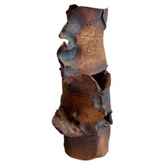 Raku / Wabi-Sabi Art Pottery, signed, 1965, USA