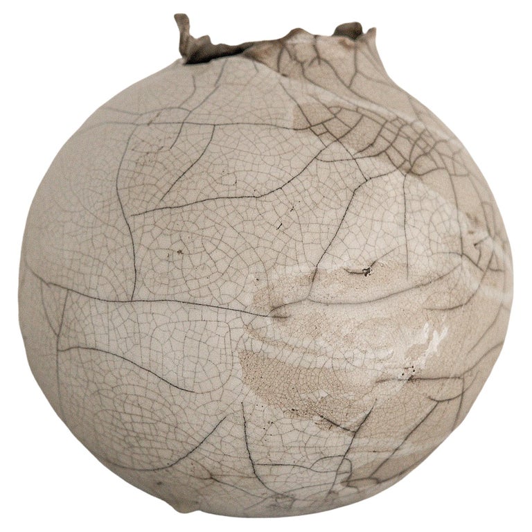Vase Lune Eva En Verre Décoré - Hauteur 33 Cm, Neuf Emballé