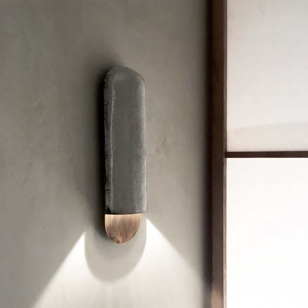 Raku-Yaki Sconce Regular In New Condition For Sale In PARIS, FR