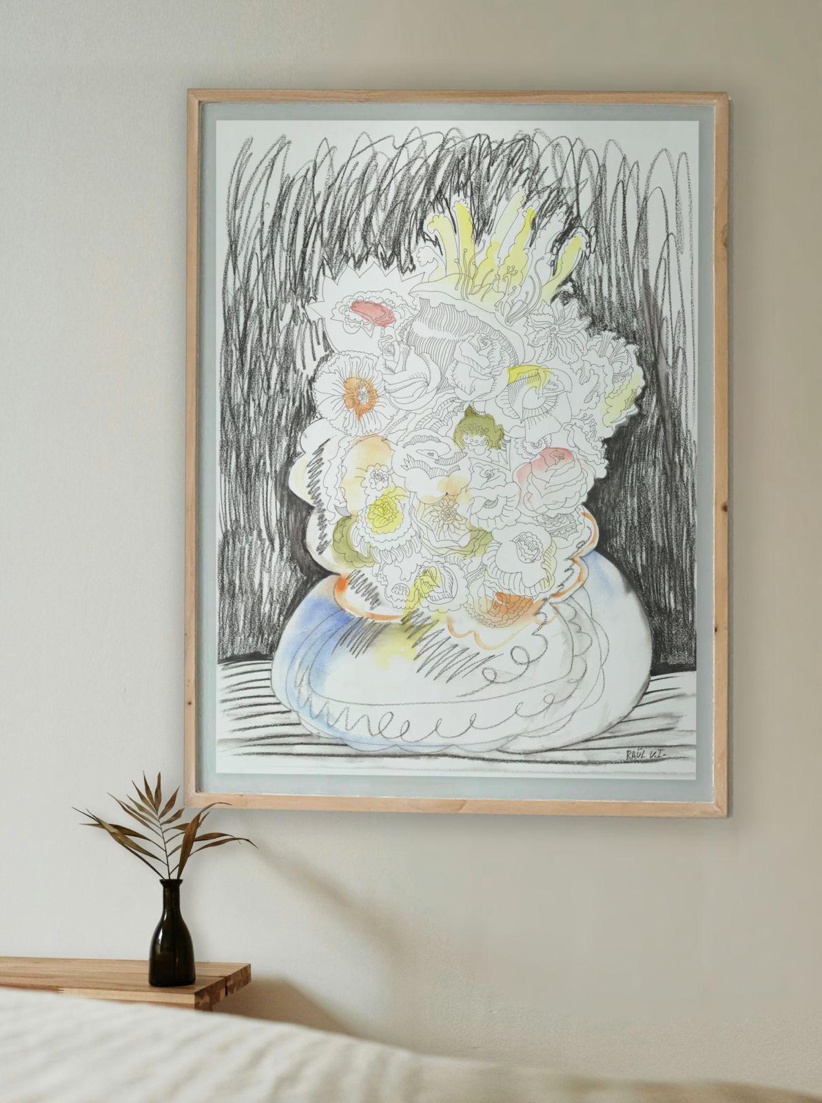 Nuova Espressione - Figurative Painting Grigio di Raül Vazquez Izquierdo