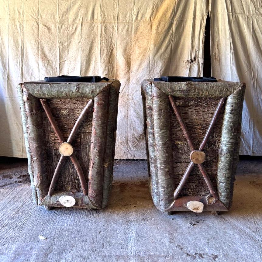 Raleigh Adams Artisanal Large Trophy Woodlands Planter Box For Sale 5