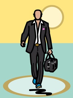 Time to go - Pintura digital Impresión Pop Art