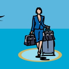 Ayumi, Marketing Digital Painting Pop Art Print