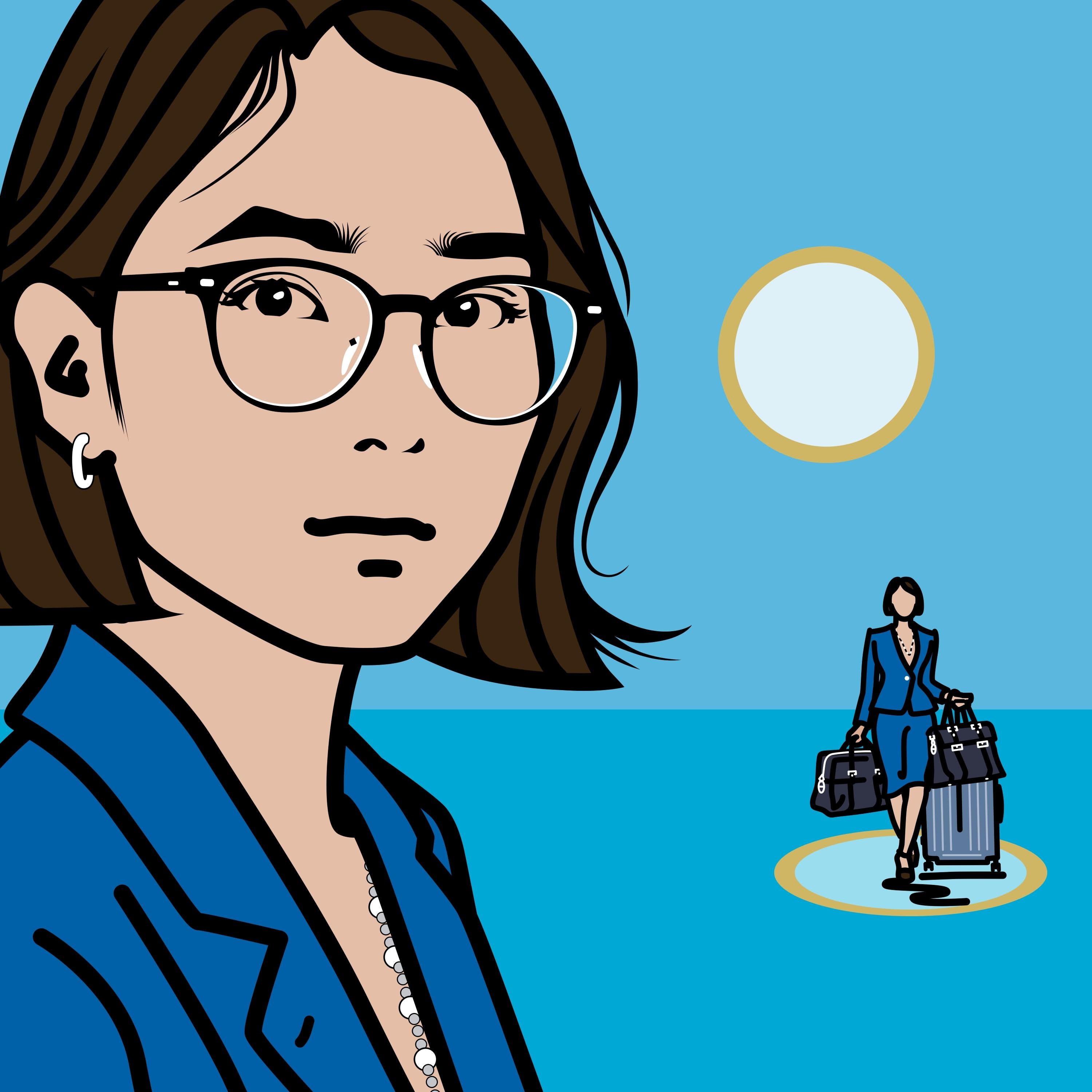 Ayumi, Marketing Digital Painting Pop Art Print