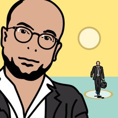 Florian, Galerista Ritratto Pop Art