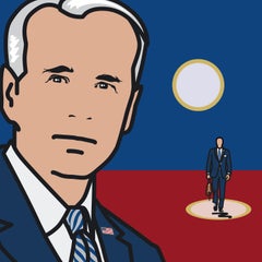 Joe Biden Presidente Pittura Pop Art