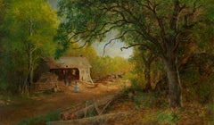 Une scierie dans les Woods