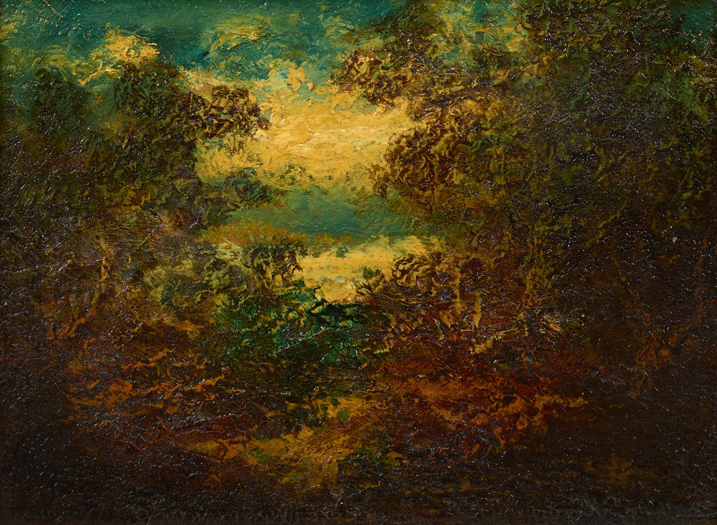 Ralph Albert Blakelock Landscape Painting - Autumn Touches
