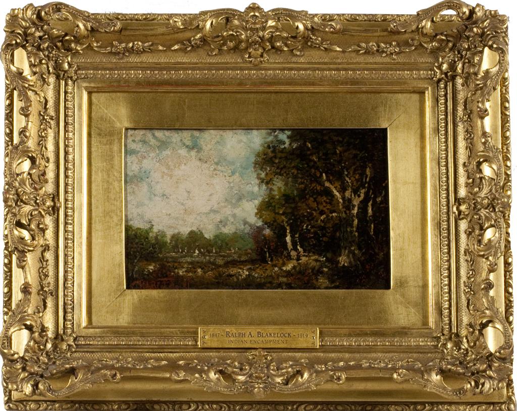 Indian Encampment  - Painting by Ralph Albert Blakelock