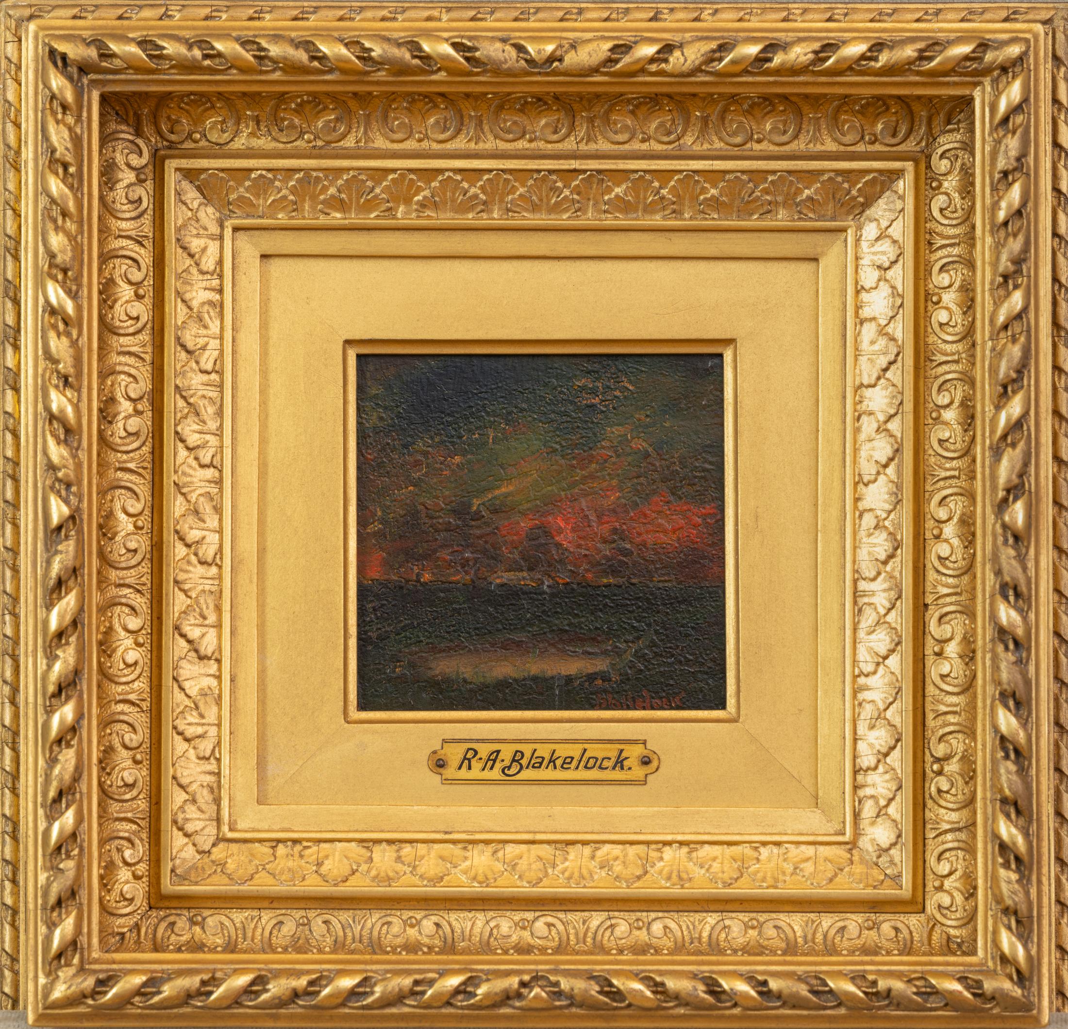 Das Dunkel der Nacht – Painting von Ralph Albert Blakelock