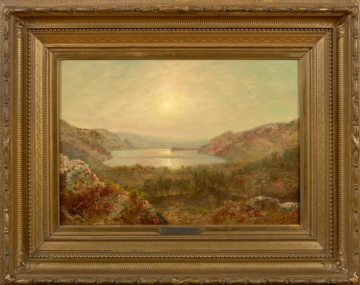 The Mountain Lake - Painting by Ralph Albert Blakelock