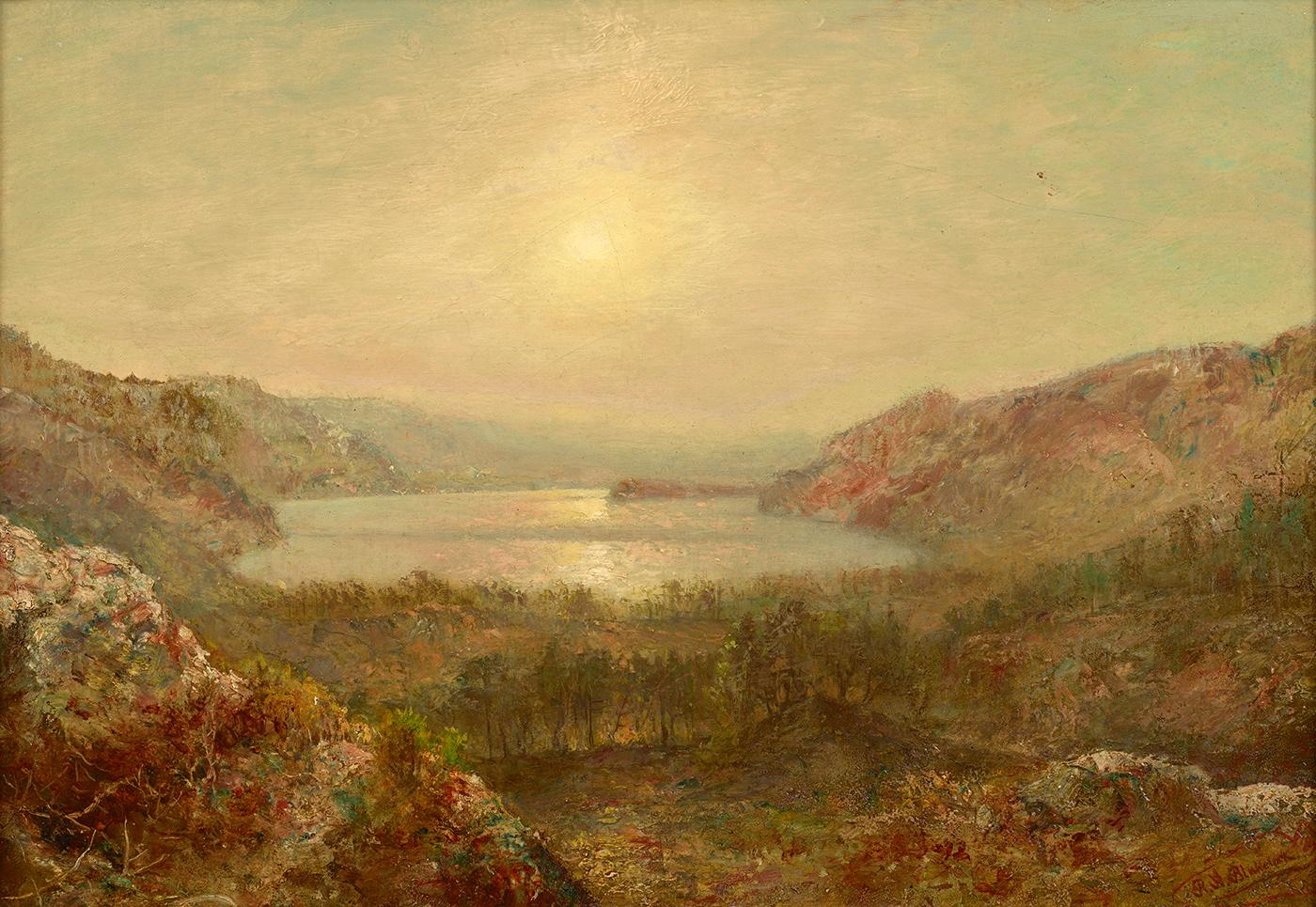 Ralph Albert Blakelock Landscape Painting - The Mountain Lake