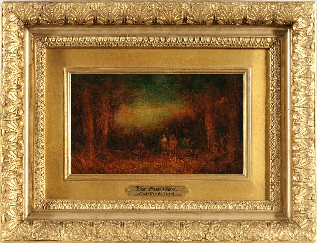 The Pow Wow - Painting by Ralph Albert Blakelock