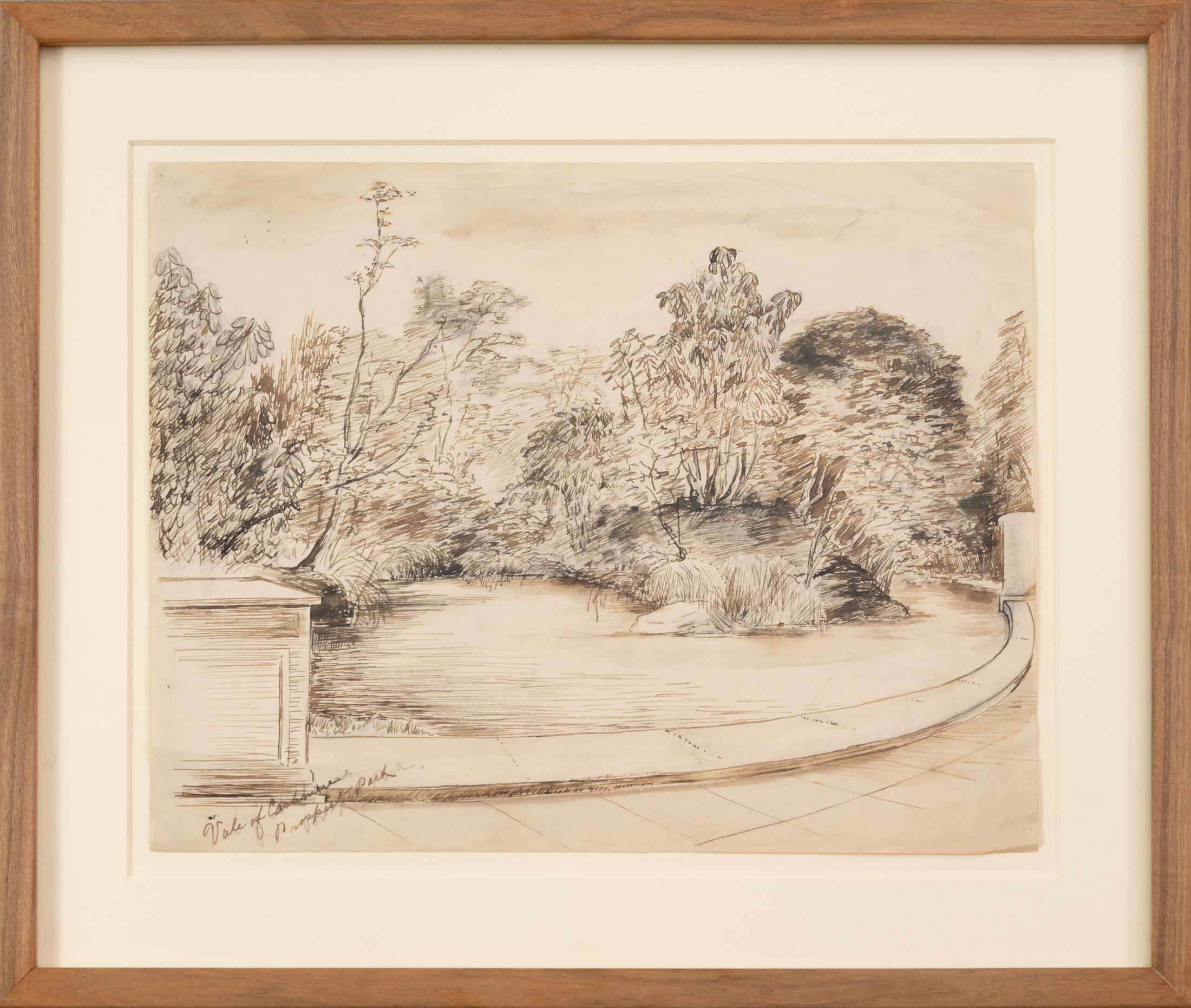 Das Tal von Cashmere, Prospect Park – Painting von Ralph Albert Blakelock