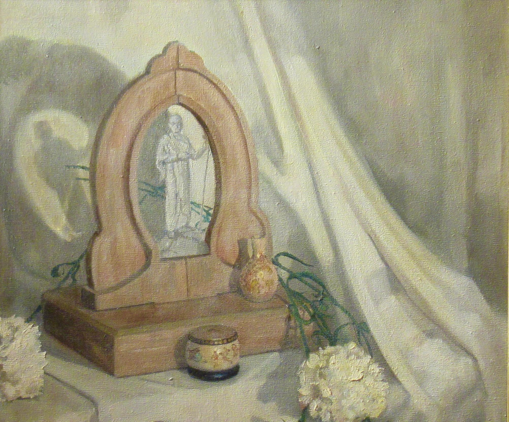 Natura morta con fiori - Painting Realismo americano di Ralph Anderson