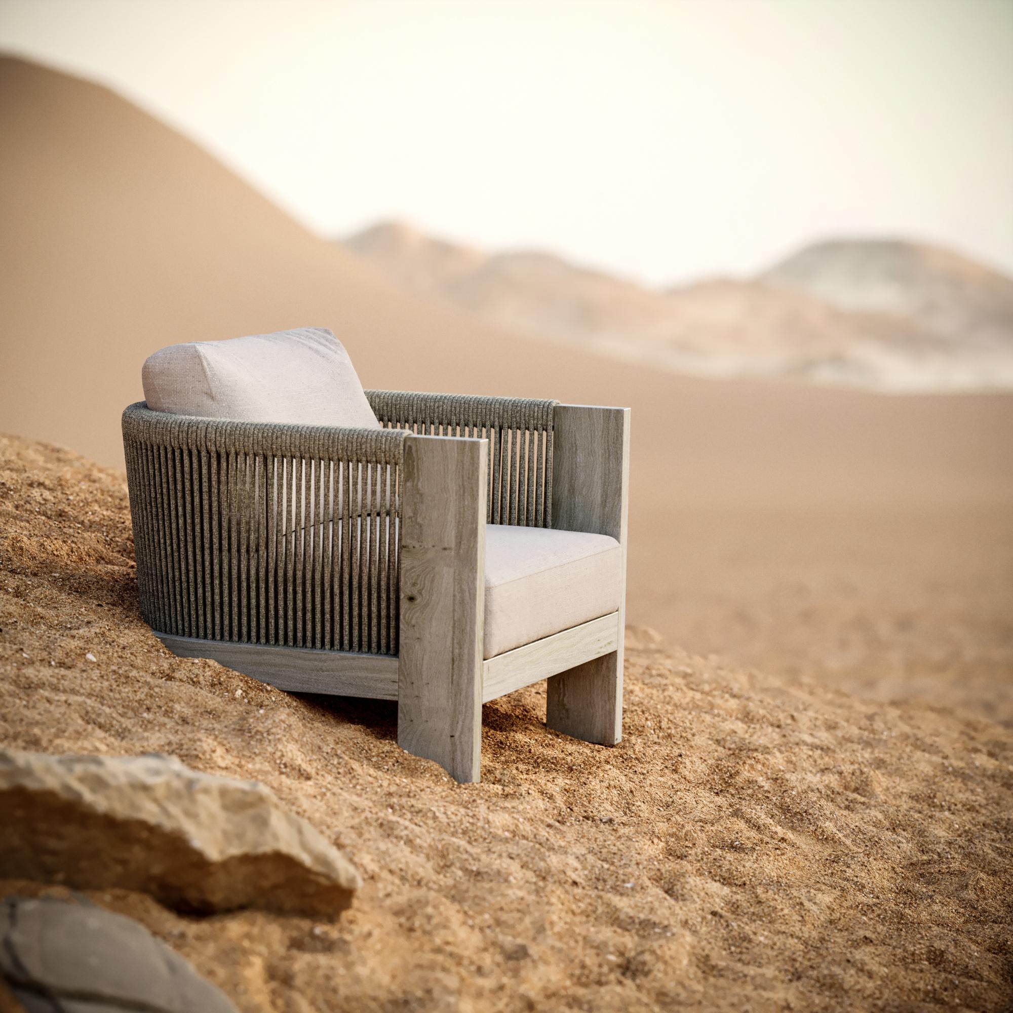 Ralph-ash Outdoor Armchair by Snoc In New Condition For Sale In Yukarıdudullu, 34