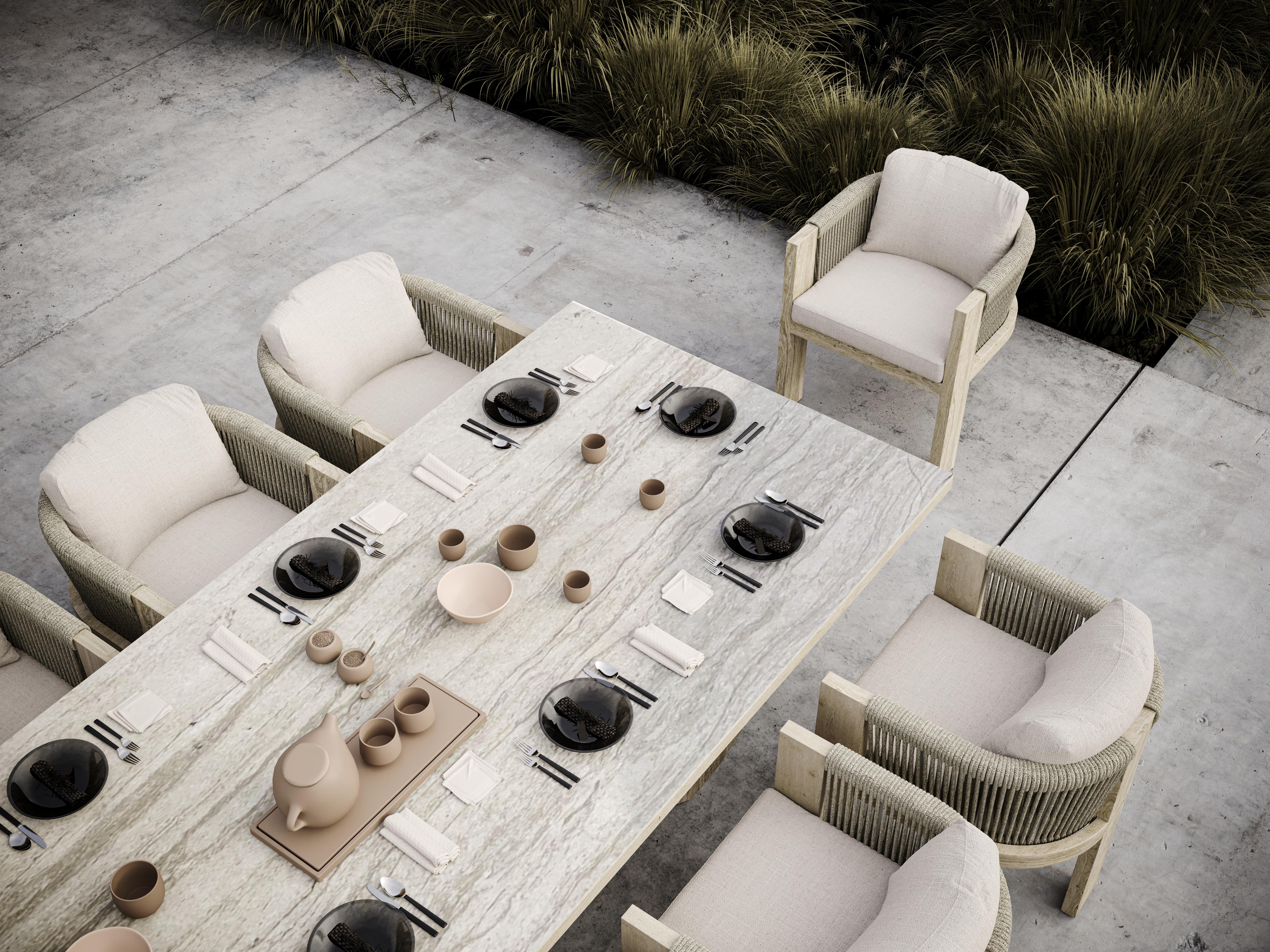 Ralph-ash Outdoor Dining Table by Snoc In New Condition For Sale In Yukarıdudullu, 34