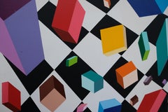 Ralph Berko Abstract Hard-edge Painting