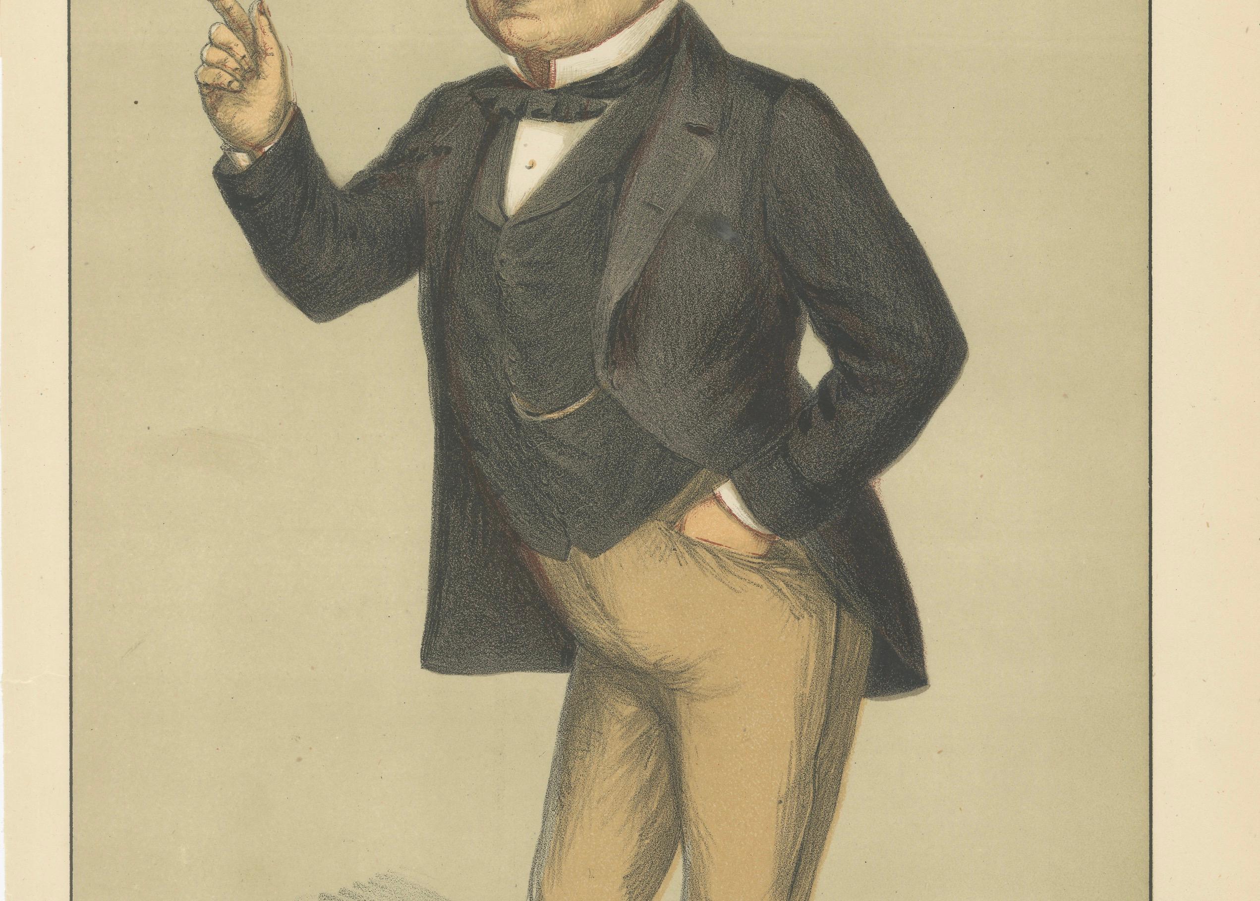 Ralph Bernal Osborne Caricature – Vanity Fair Statesmen No. 49, 1870