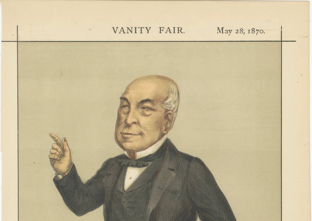 Ralph Bernal Osborne Caricature – Vanity Fair Statesmen No. 49, 1870