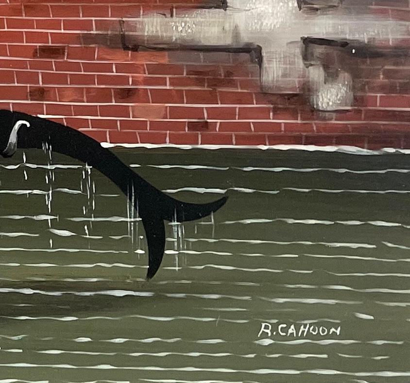 Matrosen und Meerjungfrauen (Volkskunst), Painting, von Ralph Cahoon Jr.