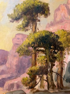 Pintura al óleo "Paisaje desértico" de 1910