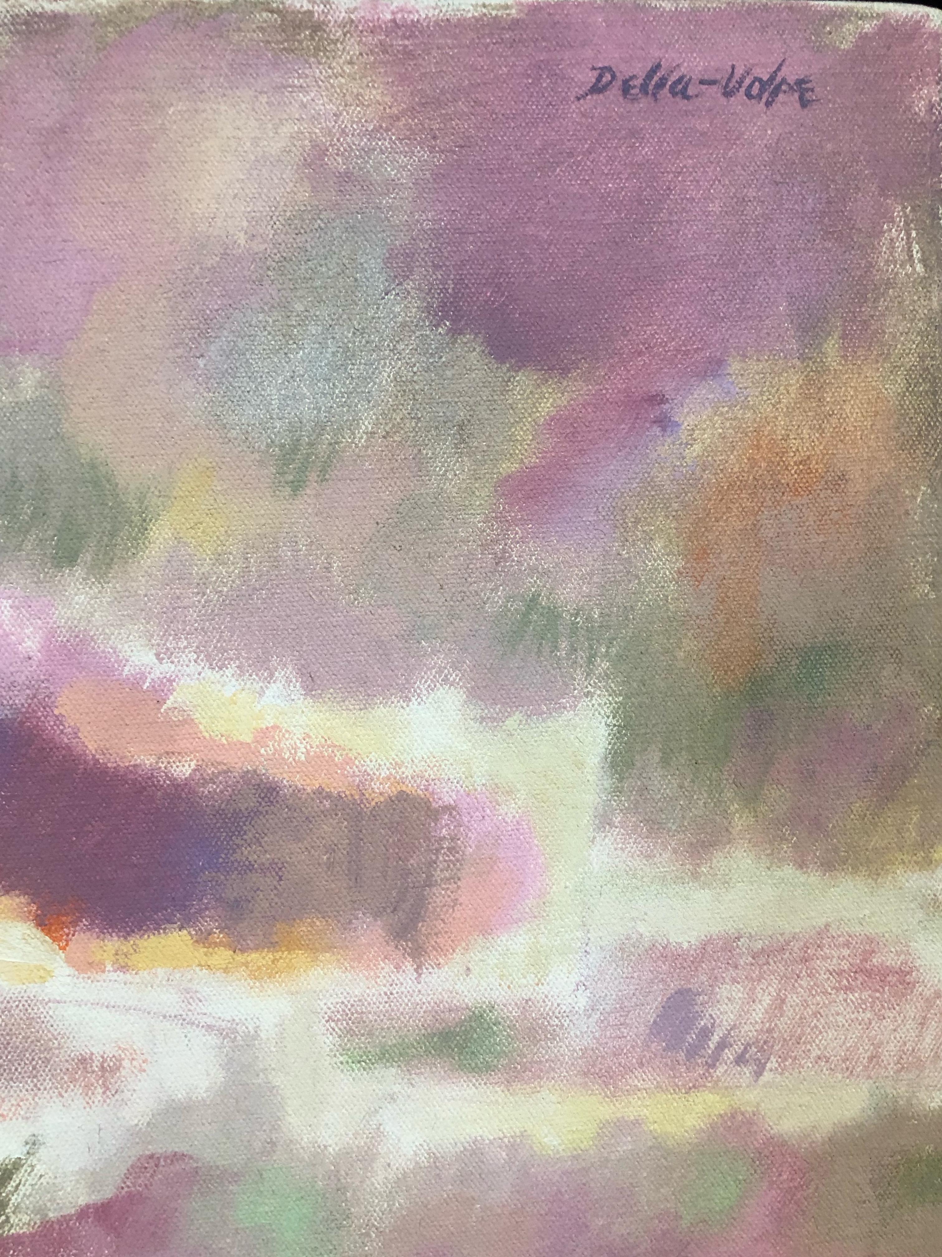 Early Evening ha la caratteristica colorazione intensa e bella per cui Della-Volpe è conosciuto.  An He è uscito dall'Espressionismo astratto della scuola di New York, ma poi ha virato, come Milton Avery, verso un lavoro rappresentativo e colorista.