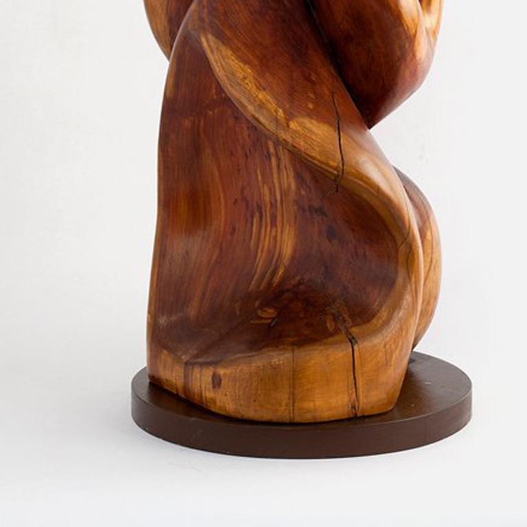Untitled wood abstract sculpture by American Ralph Dorazio, ca. 1970 3