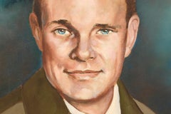 Portrait of a Man with Blue Eyes