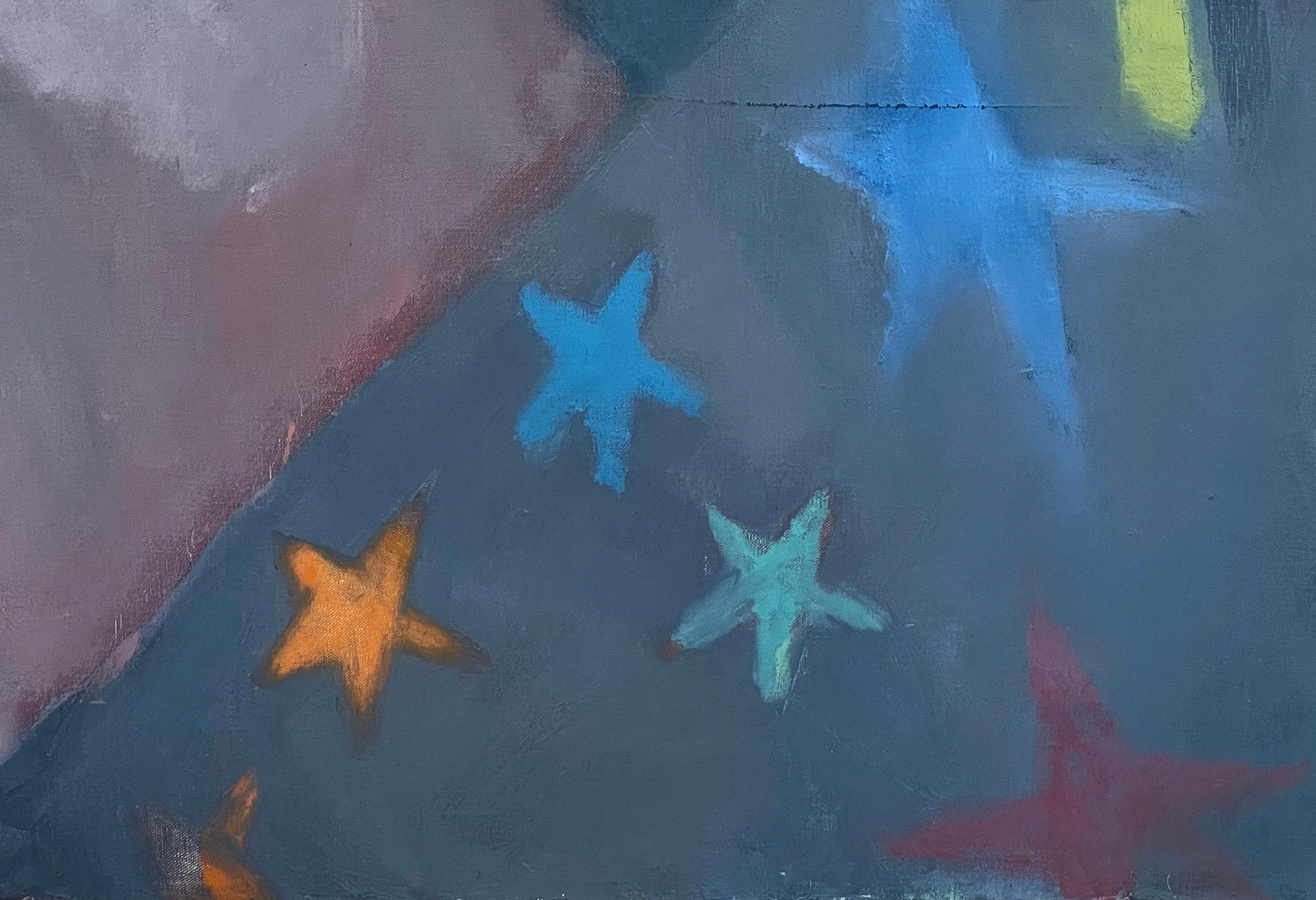 Abstract of Woman with Flag For Sale 2