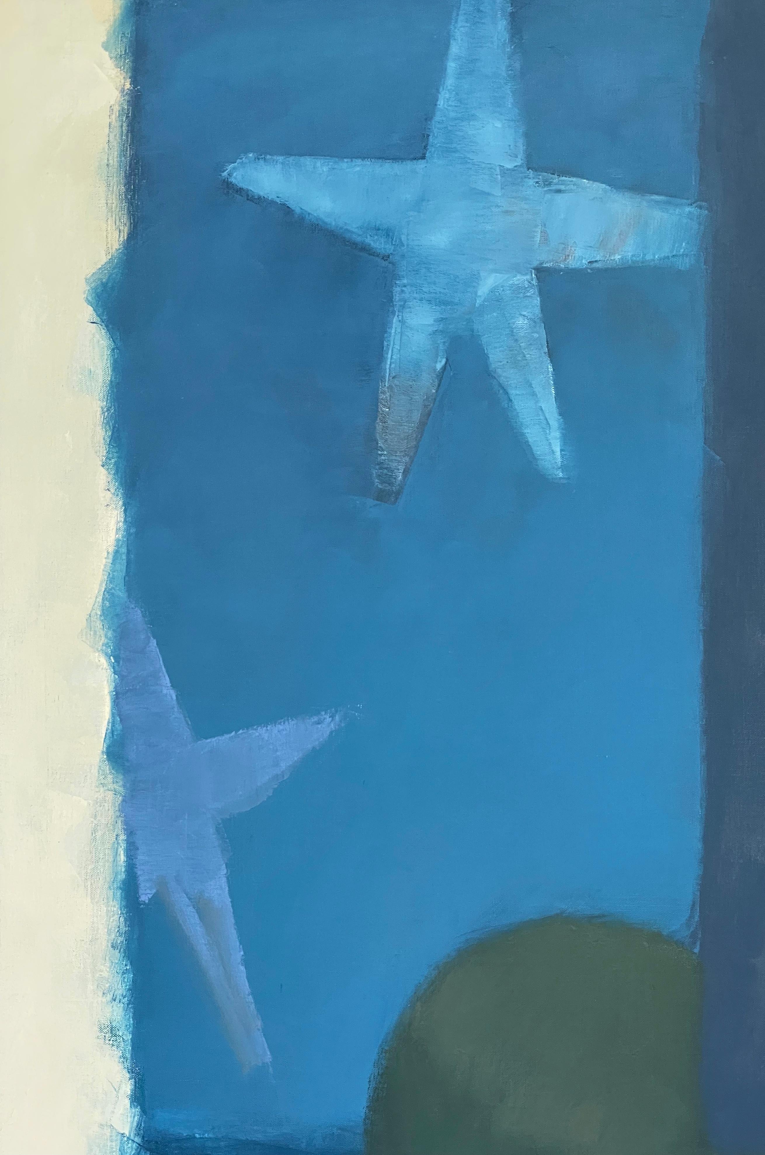 Abstract of Woman with Flag For Sale 3
