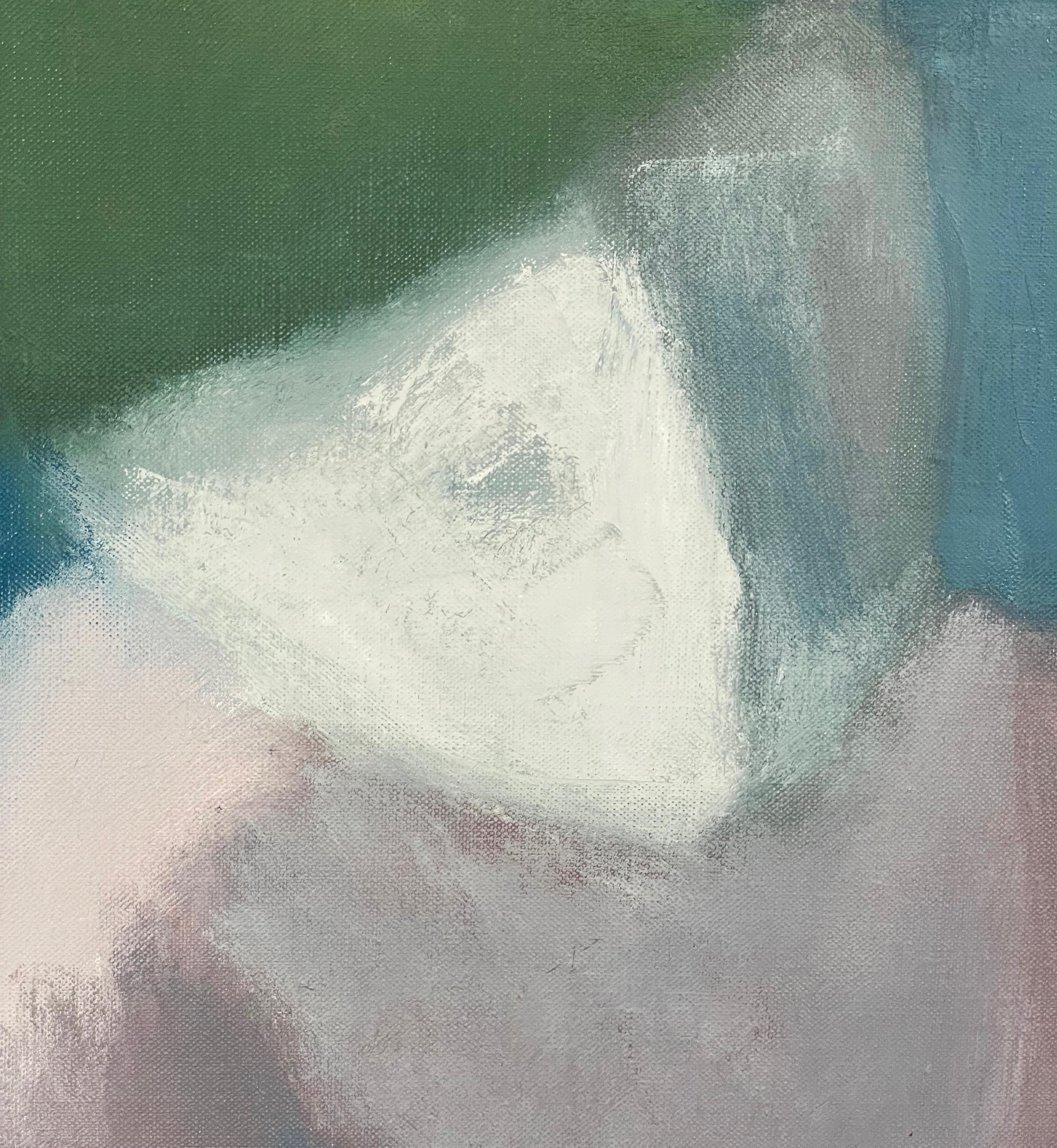 Abstract of Woman with Flag For Sale 4