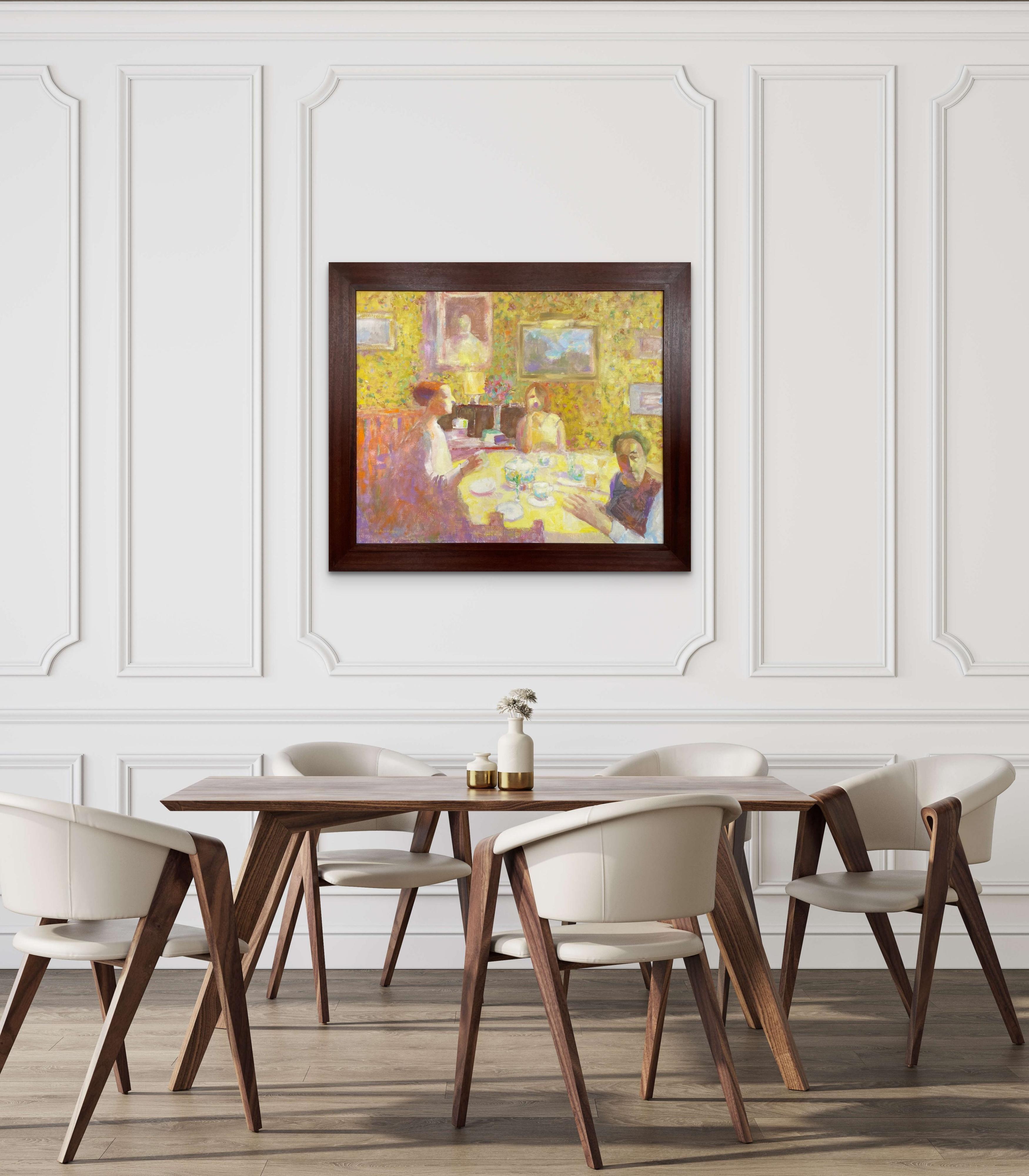 Dinner Time Figurative Abstract For Sale 13